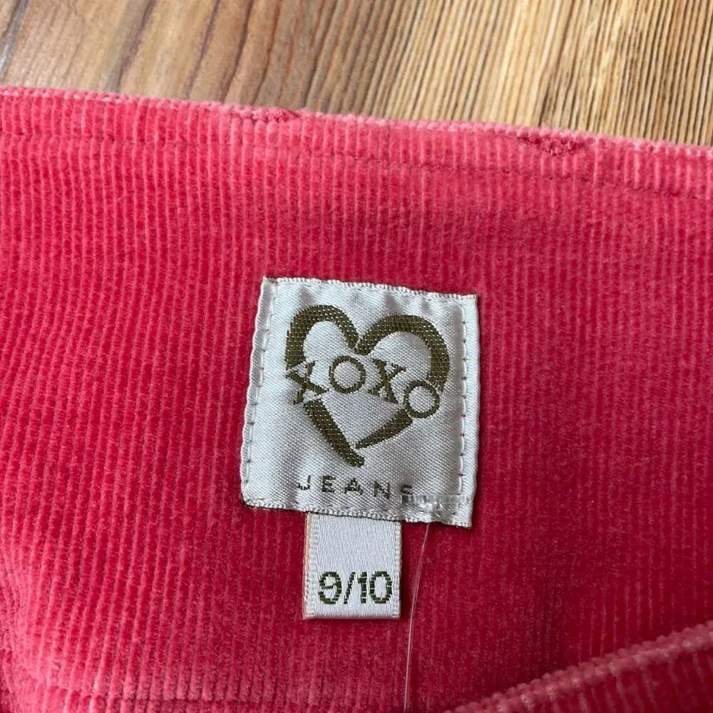 XOXO Pink Corduroy Mini Skirt